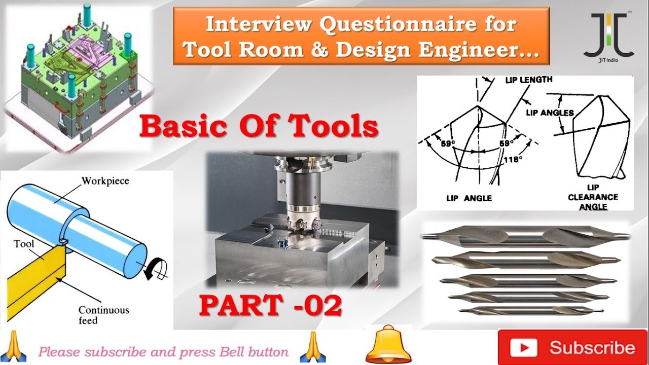 Tool Room & DESIGN Questionnaire #Basic of tools PART-02 (HINDI)