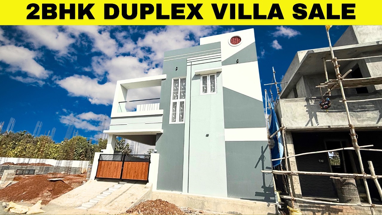 Thudiyalur D Mart Near 2BHK Duplex Villa Sale ☎️ 9952850155 | House for sale in Coimbatore #home