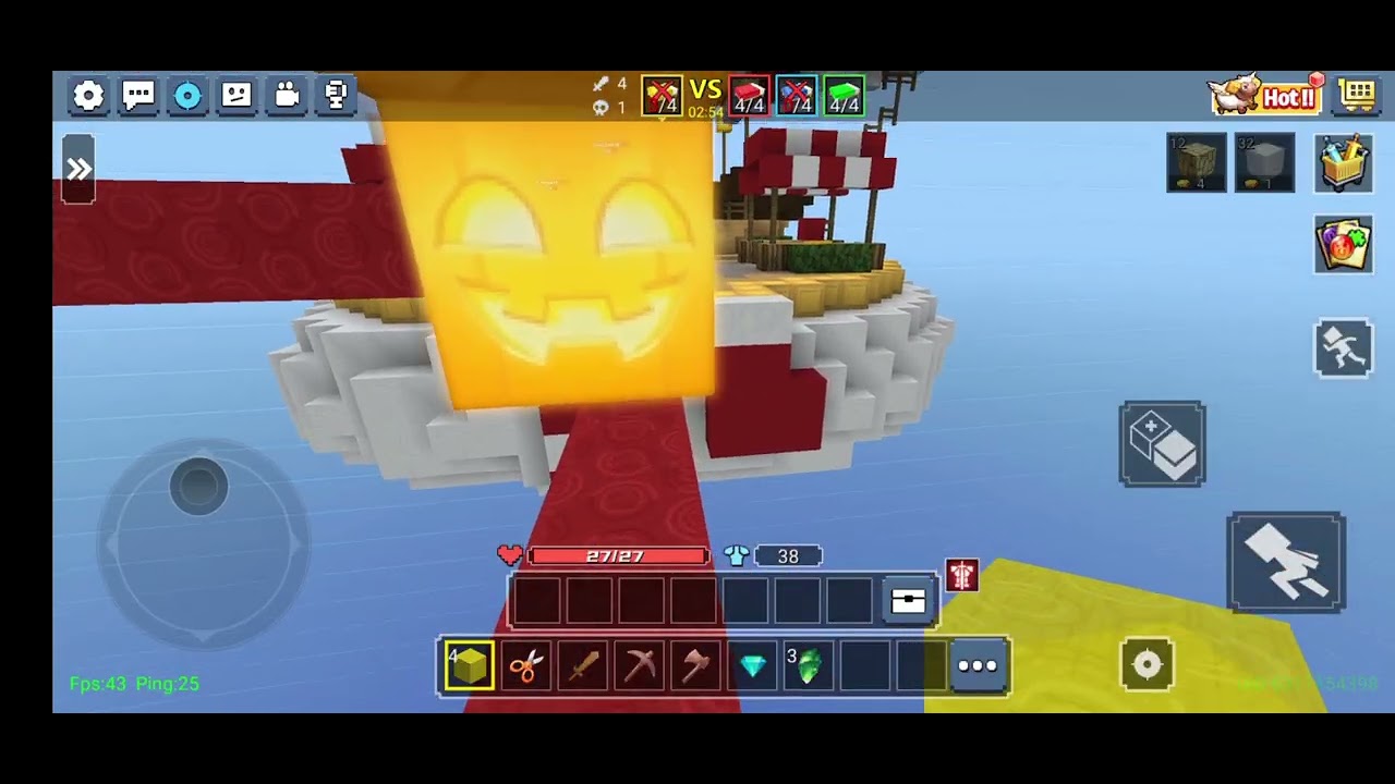 Dreifacher Bedwars mobile sieg