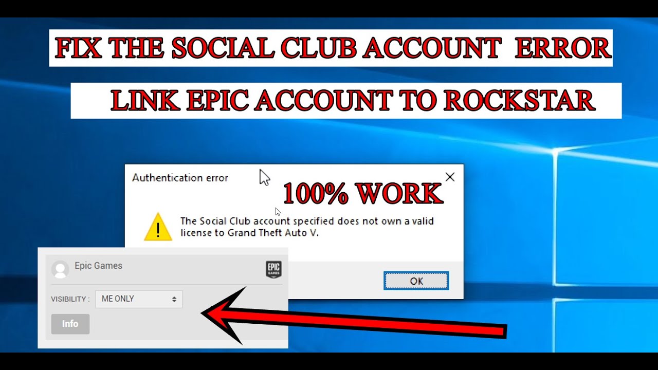 Social Club Account Specified Does Not Own a Valid License to GTA V [FIX 100%] Error