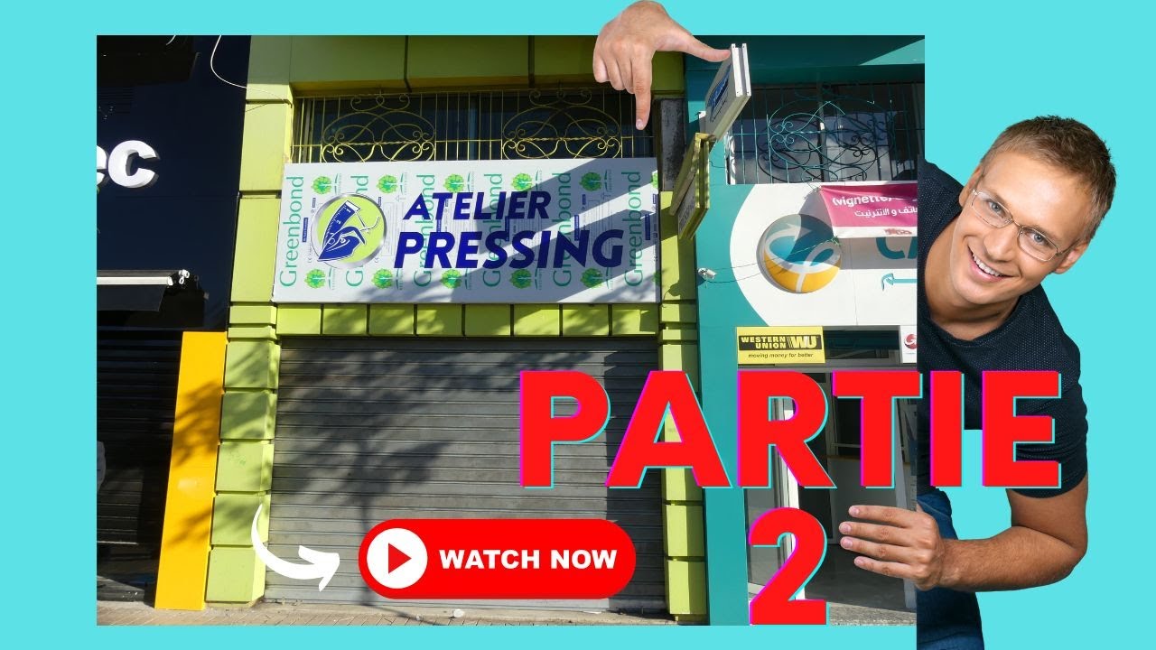 في المغرب صنع لوحة اشهارية (PARTIE 2 ) panneau publicitaire