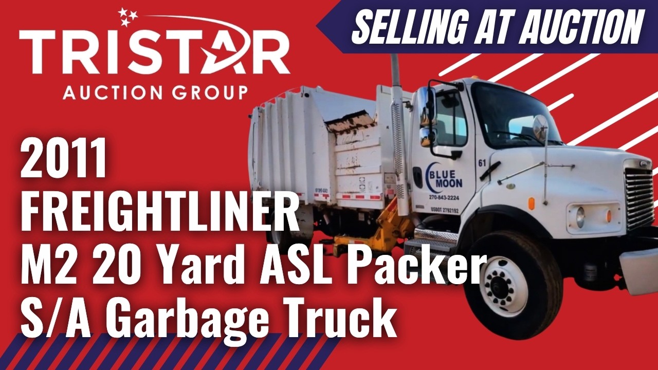 2011 FREIGHTLINER M2 20 Yard ASL Packer S/A Garbage Truck (9664) - Selling at auction