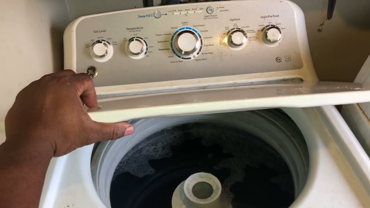 Lavadora GE Se Queda Con Agua