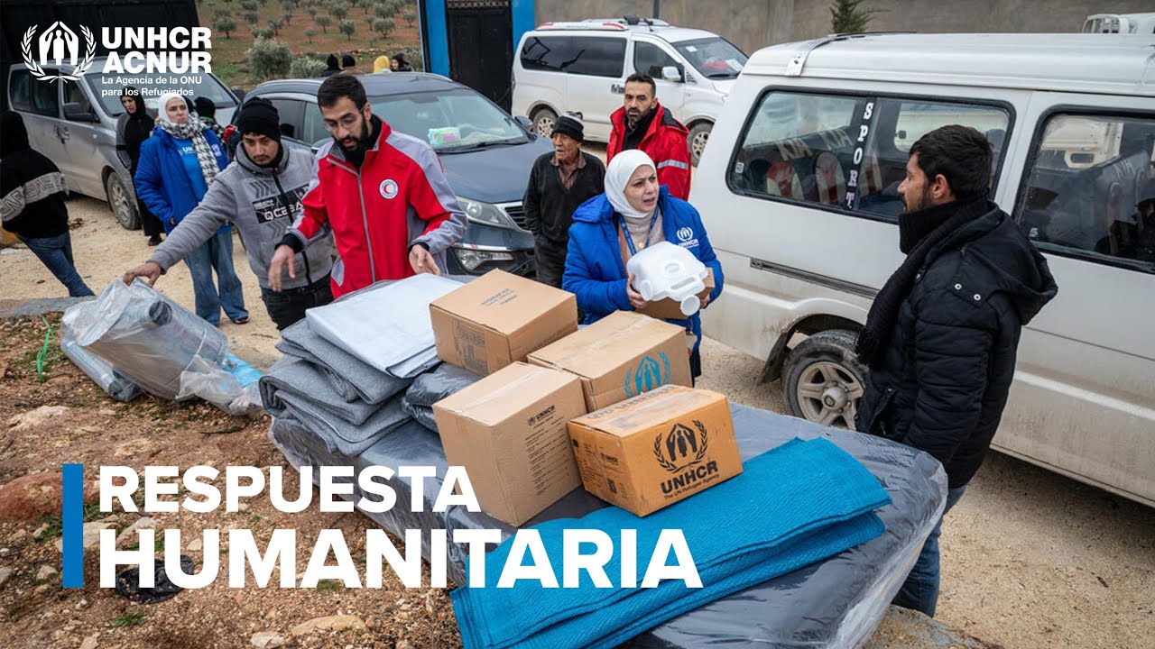 Respuesta de emergencia de ACNUR ante los desplazamientos en Alepo, Siria