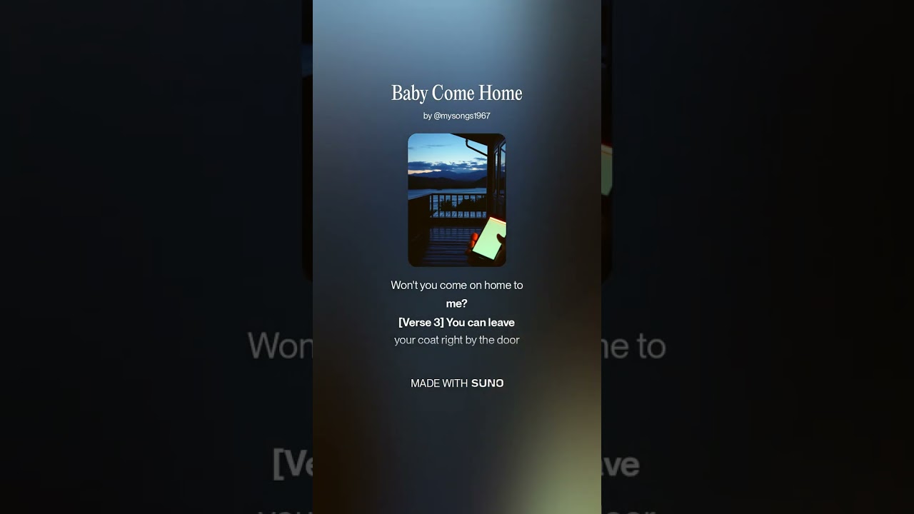 Baby Come Home