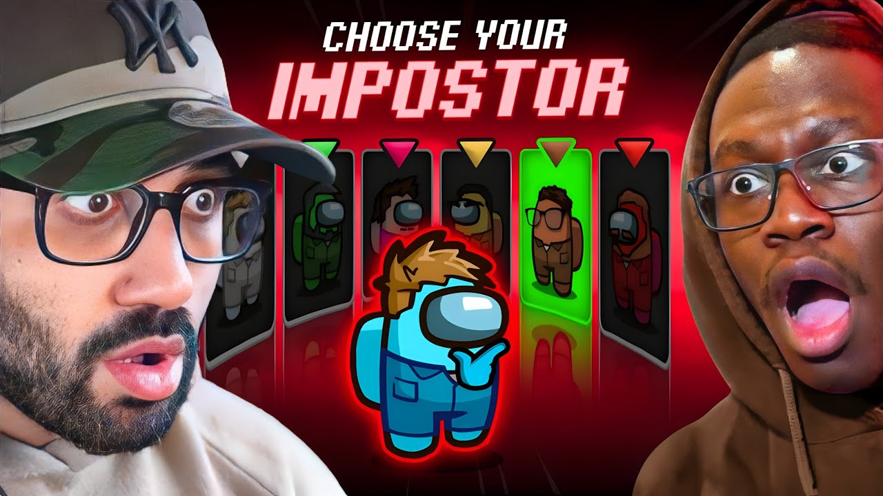 VIZ REACTS TO SIDEMEN AMONG US BUT THE IMPOSTOR CHOOSES THEIR TEAMMATE