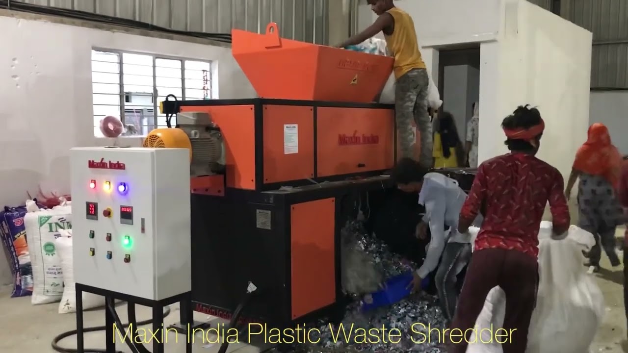 Plastic Film Crusher, Plastic shredder, #Plasticshreddingmachine,  #wastePlasticrecyclingmachine,
