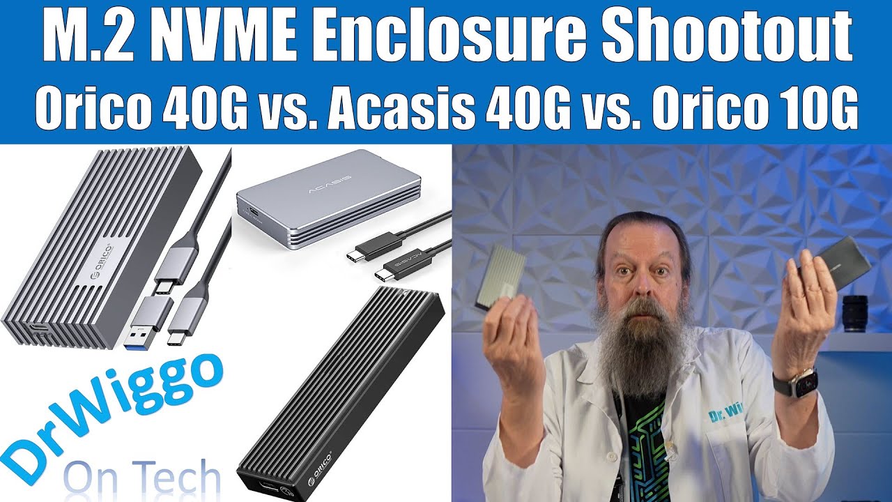 M.2 NVME External Enclosure Shootout for Mac and PC