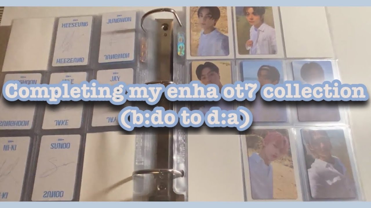 Completing my ot7 enhypen collection kinda&hellip;