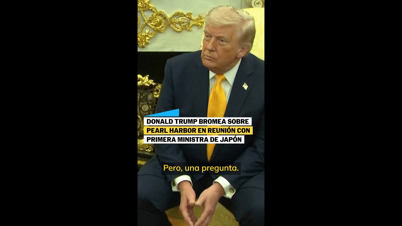 DONALD TRUMP bromea sobre PEARL HARBOR: 