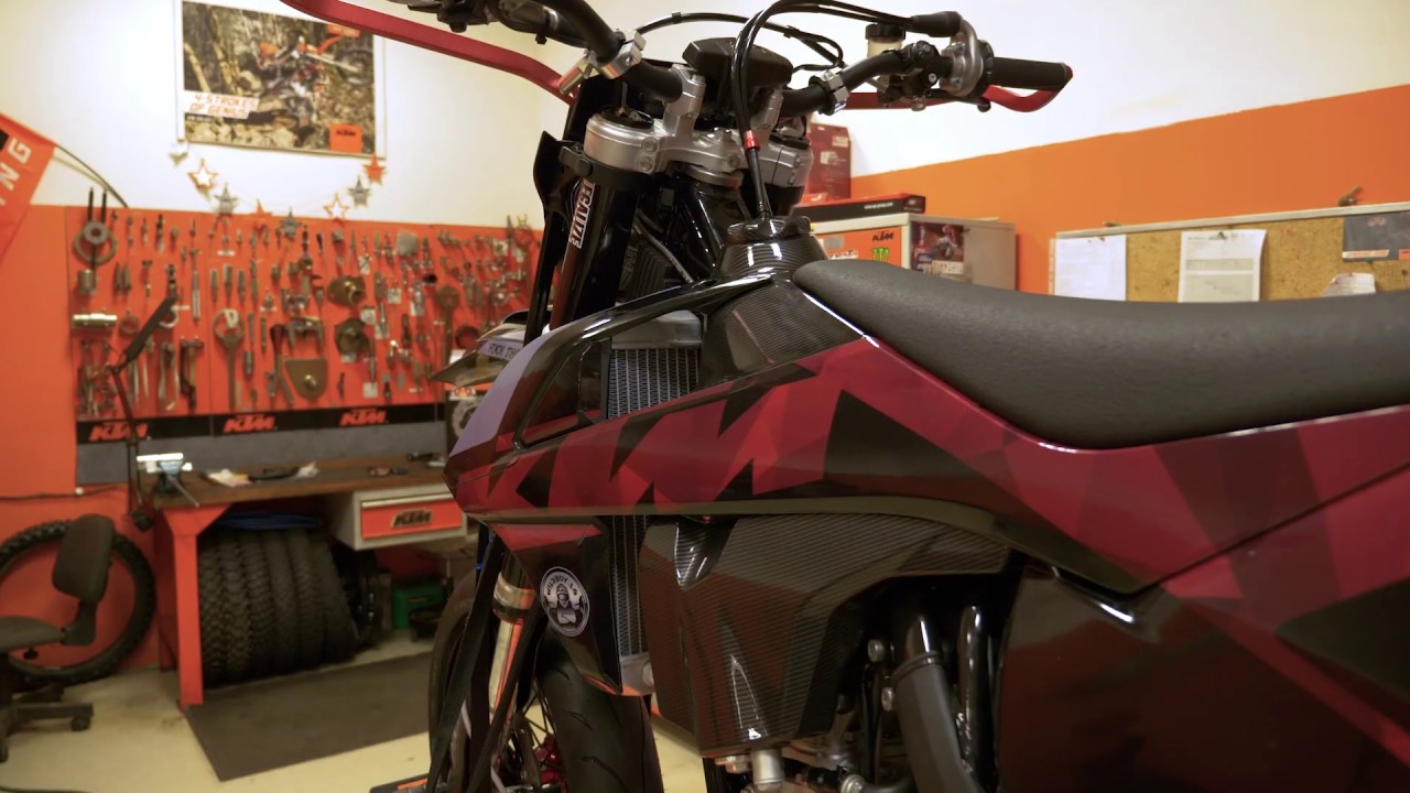KTM EXC-F 500 2019 - Building a SUPERMOTO