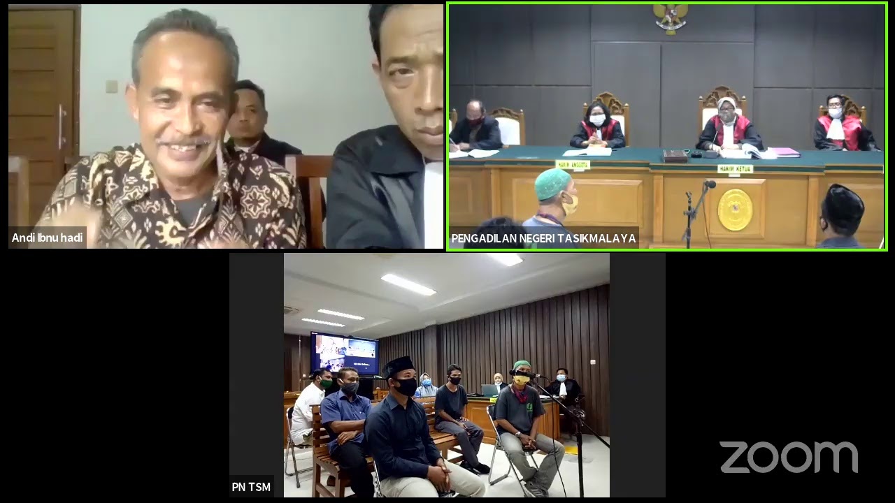 [LIVE] SIDANG PERKARA TINDAK PIDANA PEMILU NOMOR 8/Pid.Sus/2021/PN Tsm