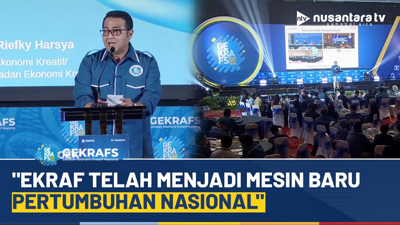 GEKRAFS Awards 2026, Menekraf RI: Ekraf Telah Menjadi Mesin Baru Pertumbuhan Ekonomi Nasional
