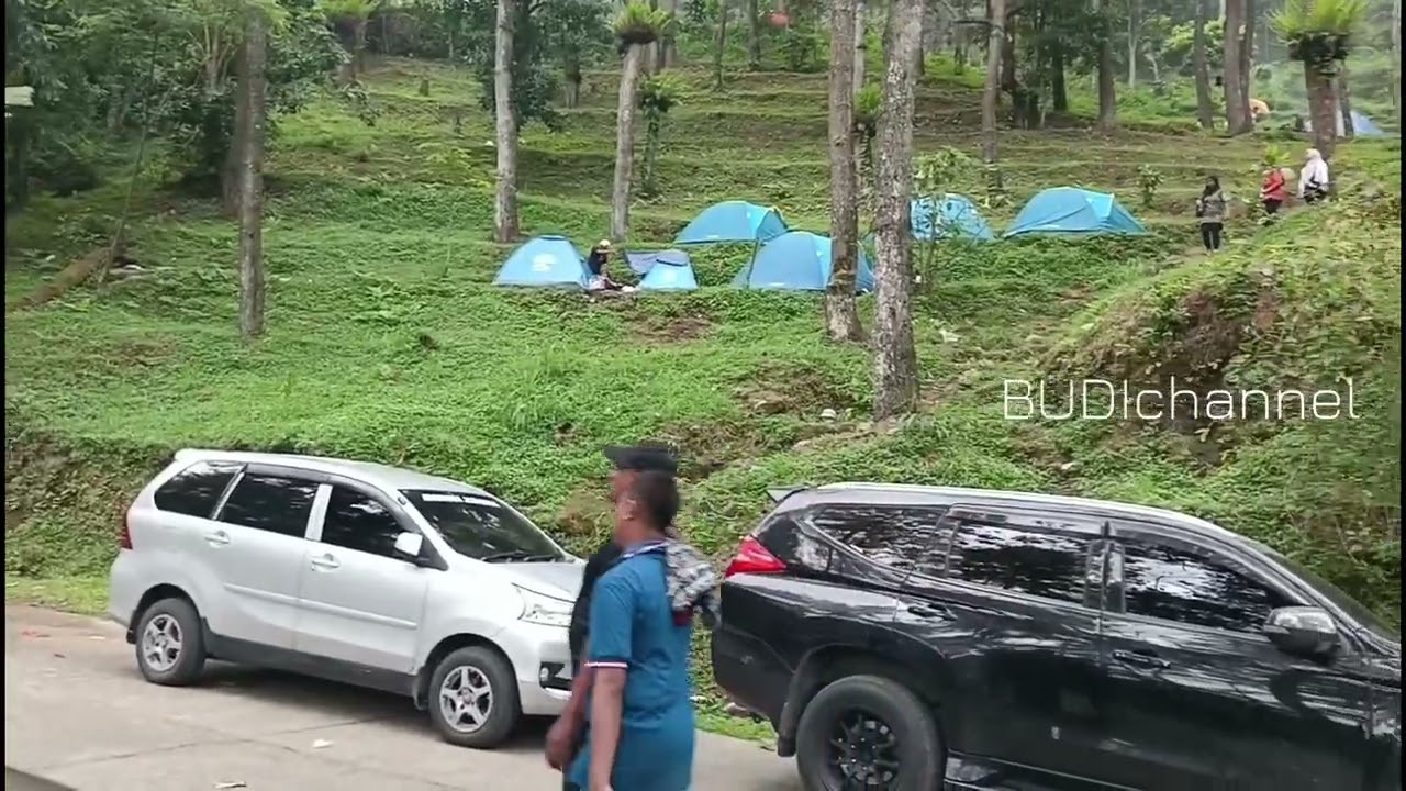 Tempat camping dekat air terjun 'DLUDUNG'