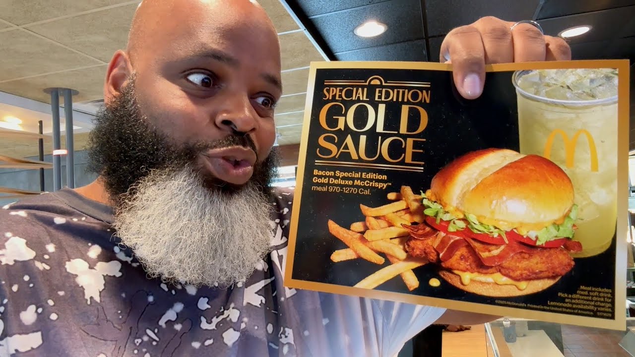 NEW McDonald's Special Edition GOLD Sauce Review!