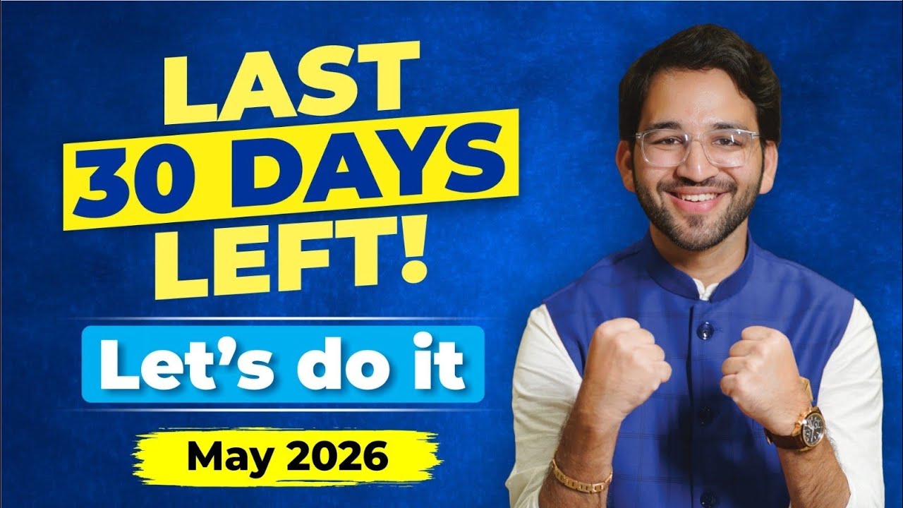 DON'T Make THESE Mistakes in Last 30 Days ❌ CA Exam May 2026 Strategy