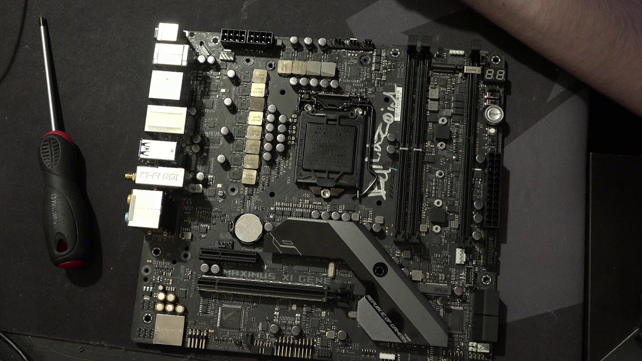 Modifying the VRM of the ASUS ROG Maximus XI Gene