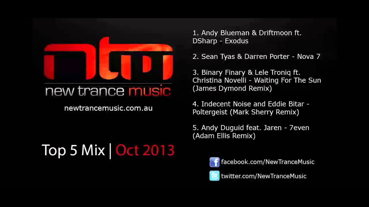 Top 5 Trance Tracks October 2013 | New Trance Music