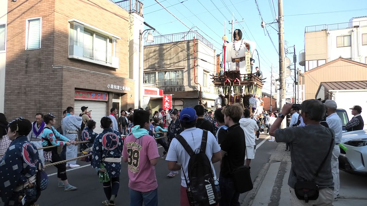 北横宿　幣台車輪新調　銀座通り～下分～横宿通り