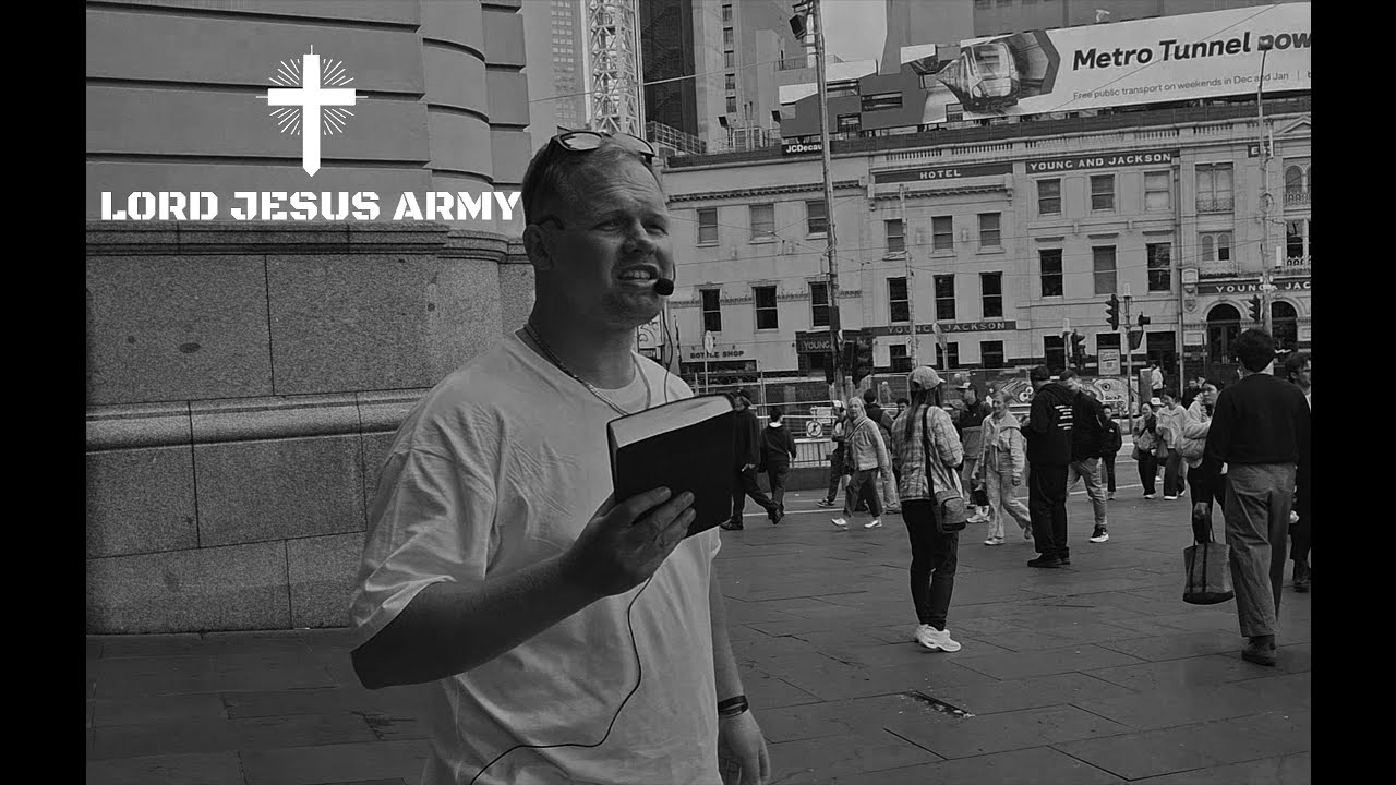 Street Preaching with Frankie - Repent and Believe in the Gospel