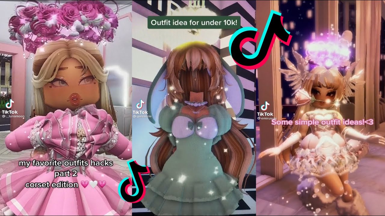 🖤 Royal high outfit ideas tiktok compilation 🖤 | Daydream playz