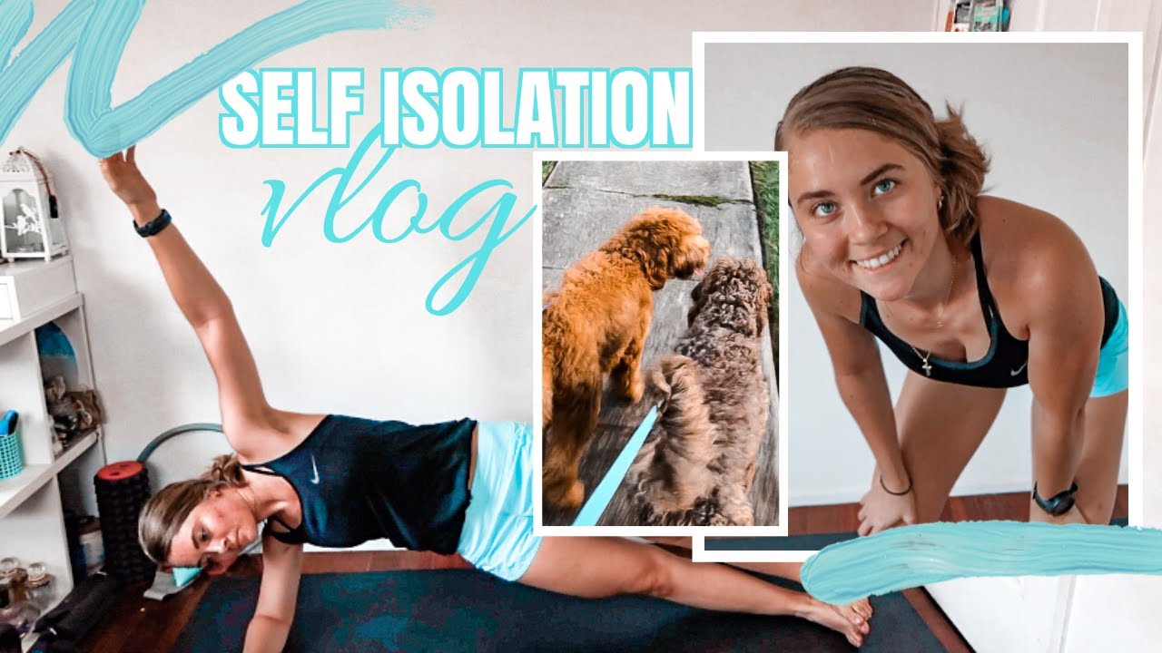 SELF ISOLATION DAY IN MY LIFE | Cleaning & Home Workouts