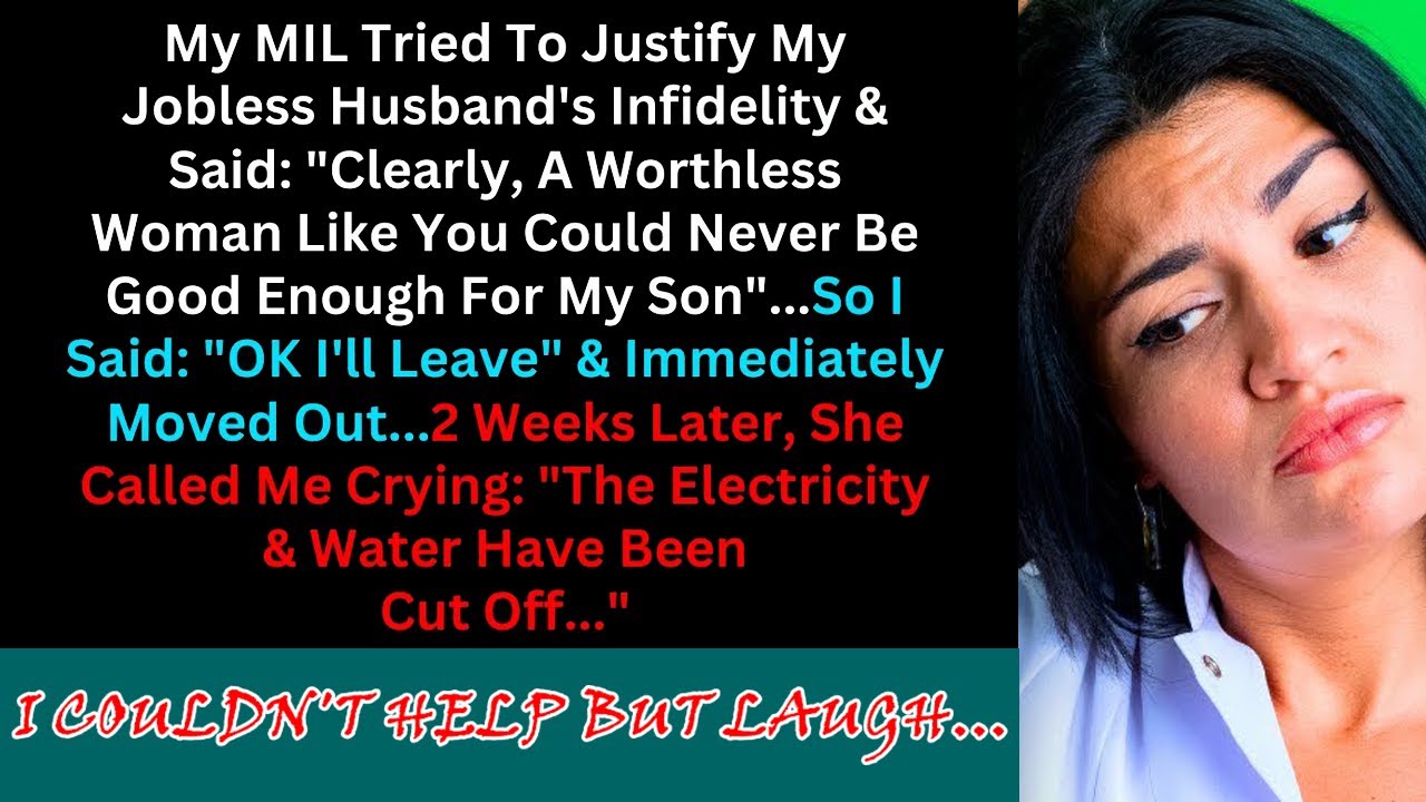 My mother-in-law defended my husband's cheating, claiming, 