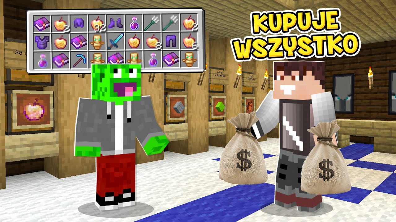 WYKUPIŁEM CAŁY SKLEP PALIONA w Minecraft!