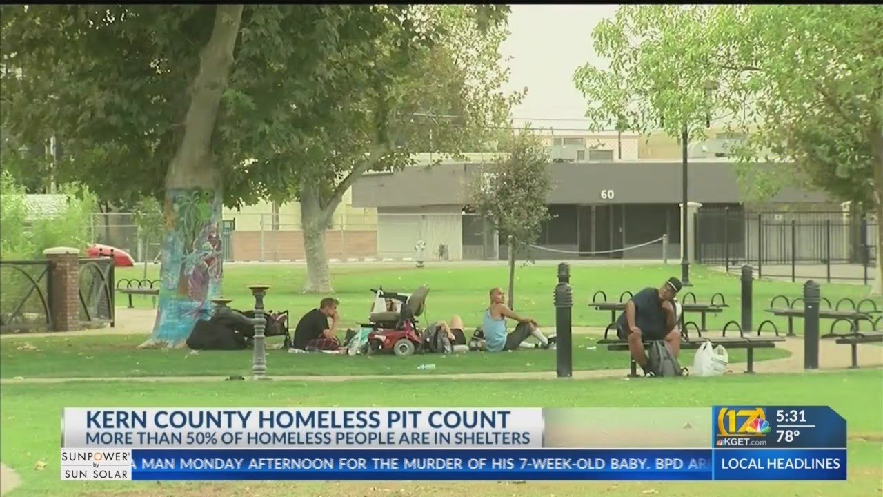 New report shows the majority of homeless in Kern County are in shelters