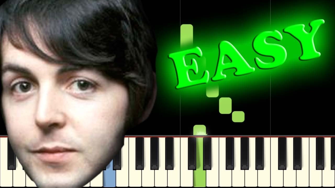 THE BEATLES - HEY JUDE - Easy Piano Tutorial