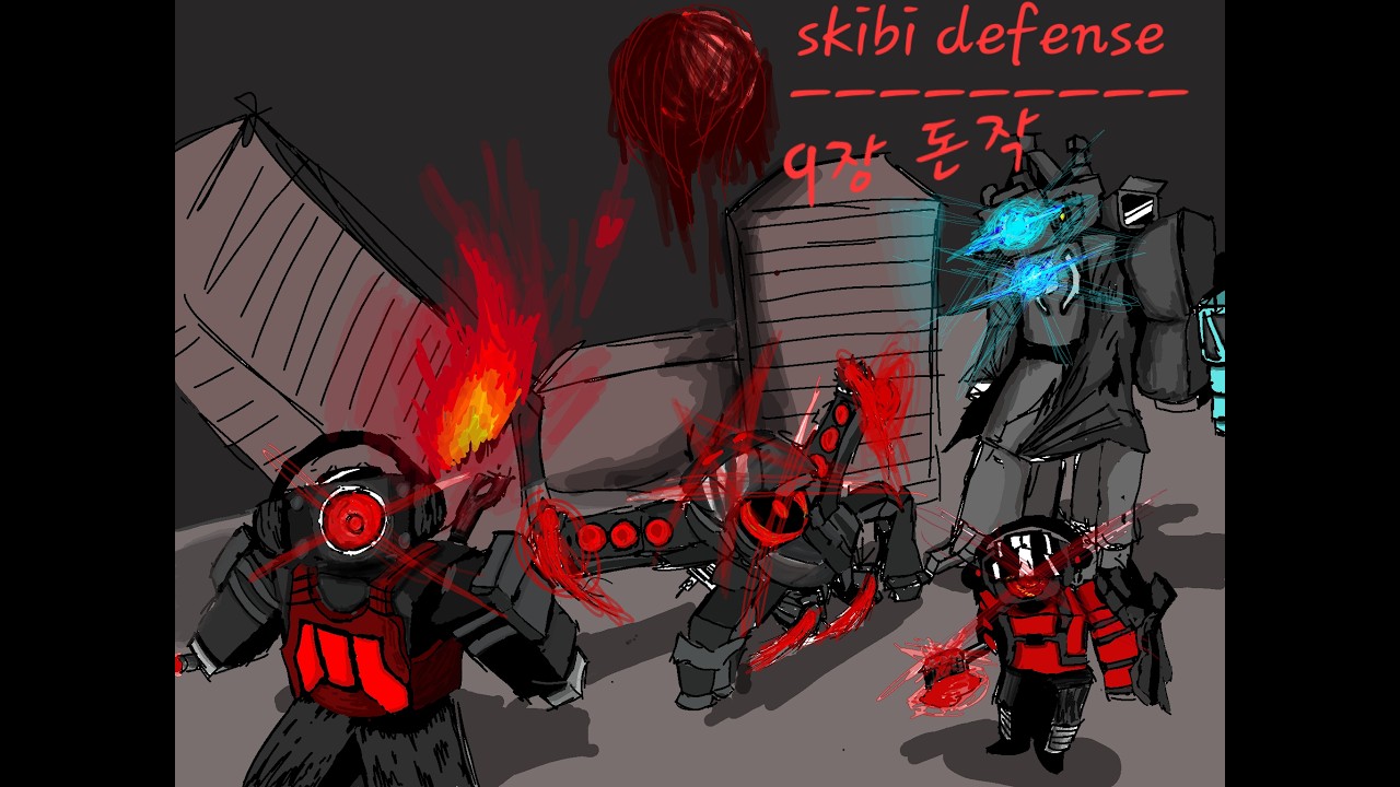 스디 9장 돈작/skibi defense