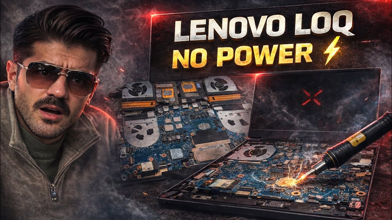 Lenovo LOQ No Power | B+ Short Circuit Board Repair