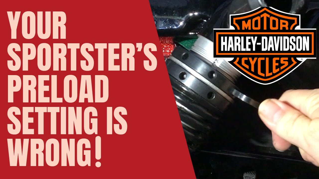 Неправильная настройка предварительной нагрузки вашего Sportster | Как правильно её настроить