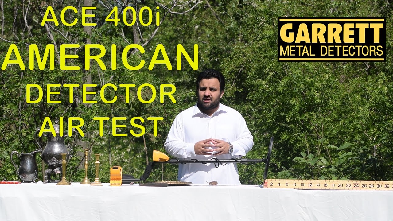 Garrett ACE 400i Metal Detector AIR TEST  03-111-444-615 زیر زمین خزانہ  تلاش کرنے والی مشین