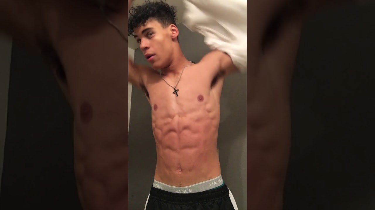 18 year old flexing