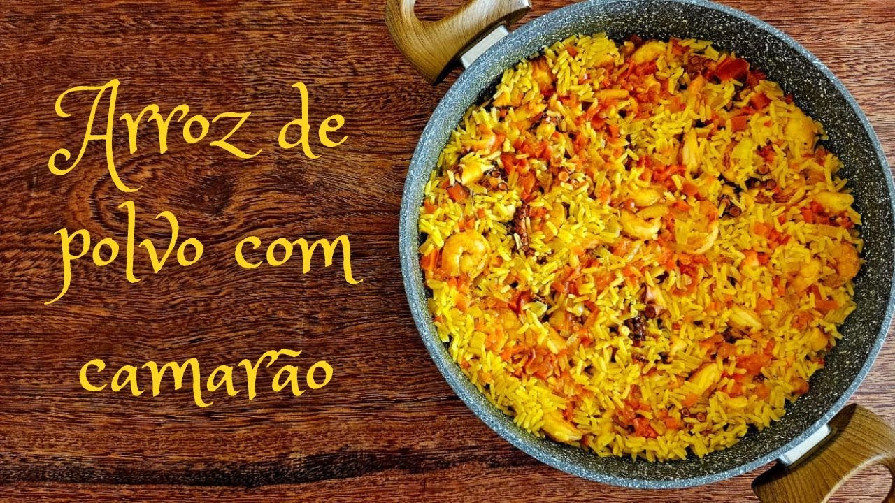 Receita simples de arroz de polvo com camarão veja como fazer