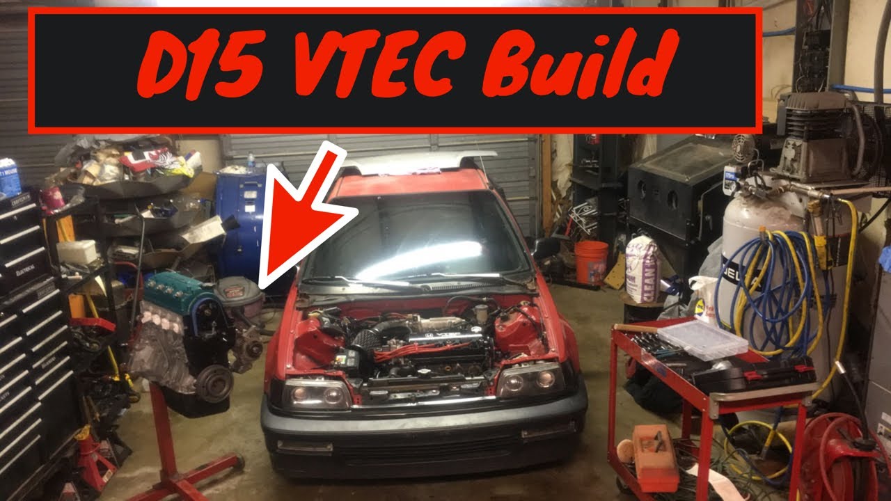 D15bv Vtec head swap mini me D15b with z6 head