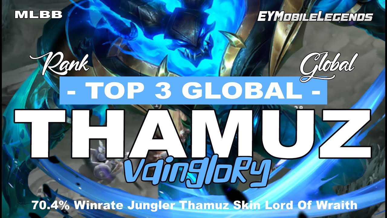 70.4% Winrate Jungler Thamuz Skin Lord Of Wraith - vainglory Top 3 Global THAMUZ - MLBB