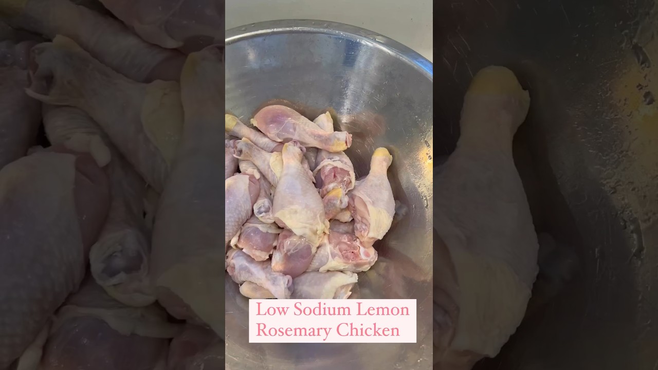 Low sodium, lemon, rosemary, chicken ￼