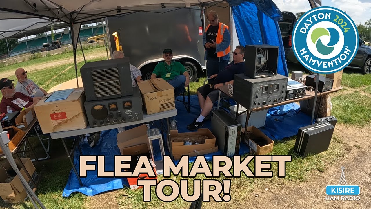 Last Minute Flea Market Booth Tour at Dayton Hamvention 2024!