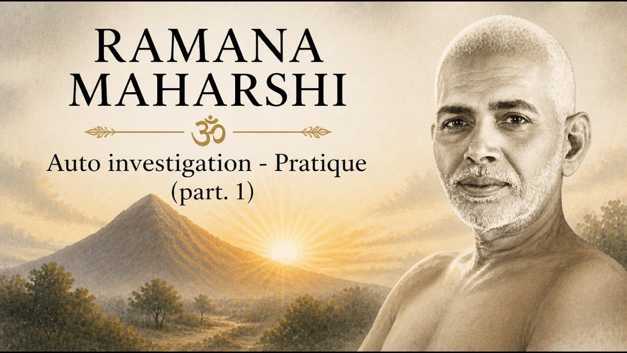 Ramana Maharshi -  Sois Ce Que Tu Es -5a- Auto Investigation, pratique (1/2) [Advaita]