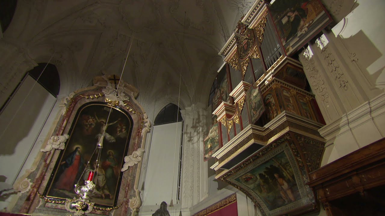 Die historische Ebert-Orgel in der Hofkirche Innsbruck