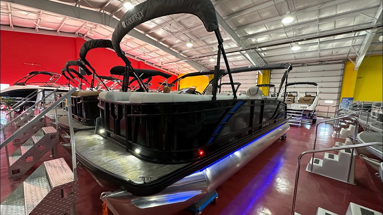 2024 Monaco 235SB (Quad Bench) Tri-Toon by @GodfreyPontoonBoats w/250HP VMAX #raystownlake #pontoon