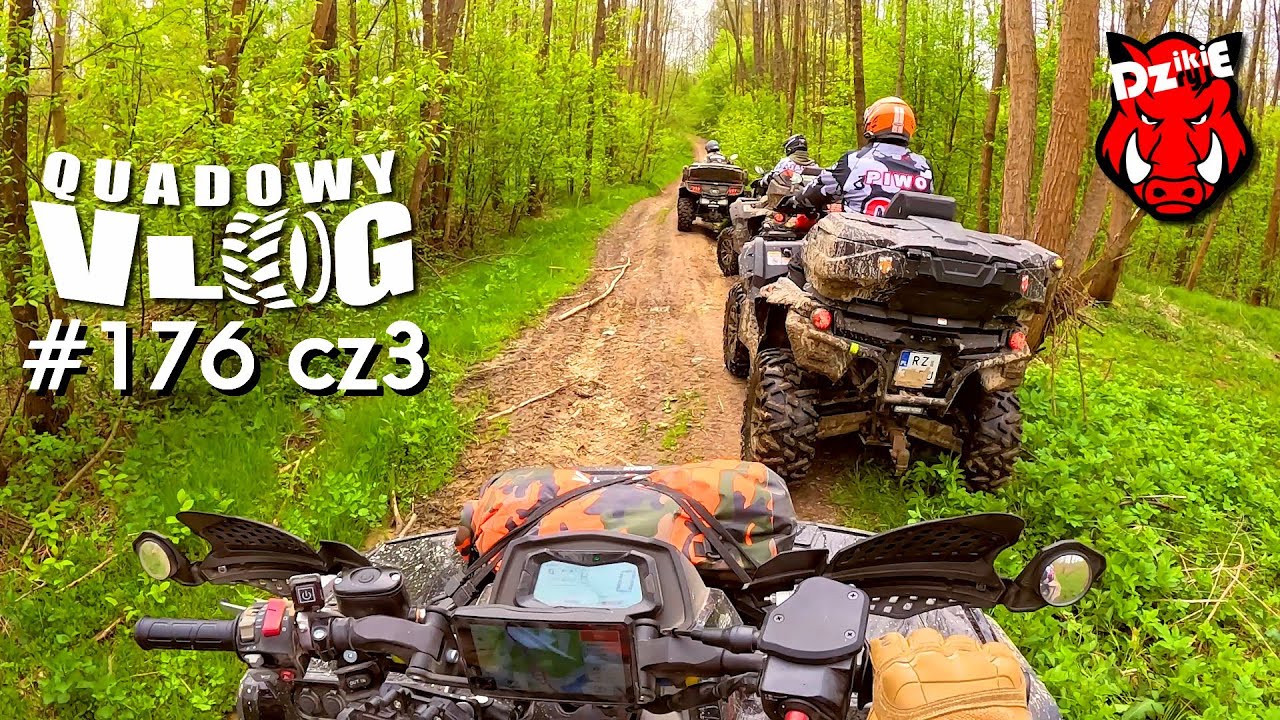 #176 cz3 - Koleinka taka,  Drzewo śmierci, Byle by mokre było... Certyfikat Navigatora (quad vlog )