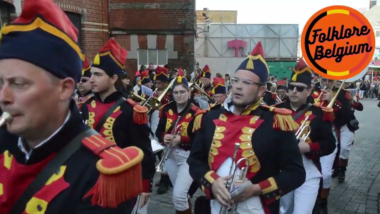 🥁La Trinité 🥁 Marche Notre-Dame de Walcourt 2024🥁rentré vidéo 7/7 🥁folklore belgium 🥁