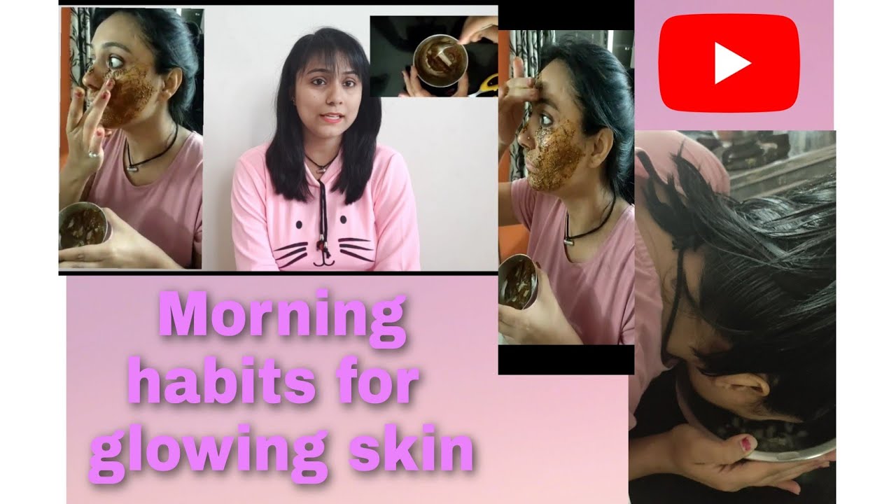 Morning habits for glowing skin ☺️ | Janki mehta