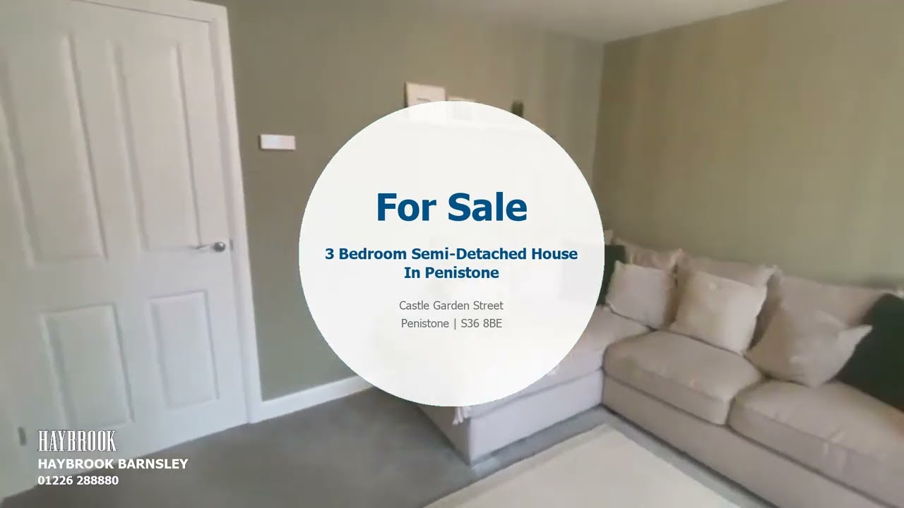 Virtual Viewing of this 3 bedroom semi-detached house For Sale in Castle Garden Street from Haybrook