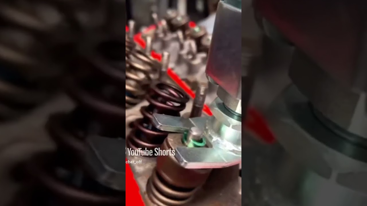 Замена маслосъемных колпачков , рассухарка клапана!