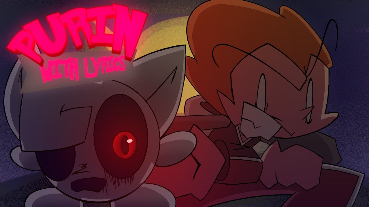 Purin with Lyrics - FEAT. @vaporfishie,@BonoanAnything | Hypno's Lullaby - Friday Night Funkin'