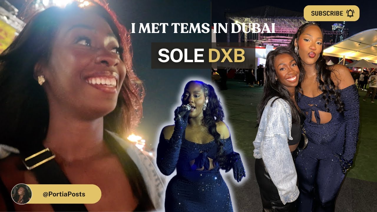 Sole DXB in Dubai | Tems' Headline Performance - Vlog